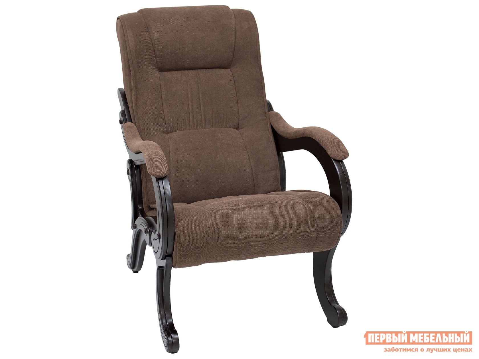 Кресло  Амальфи Венге, Коричневый, велюр