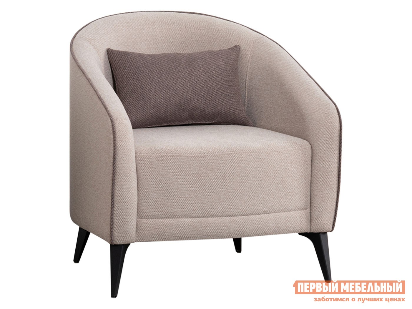 Кресло  Бернис Бежевый, рогожка