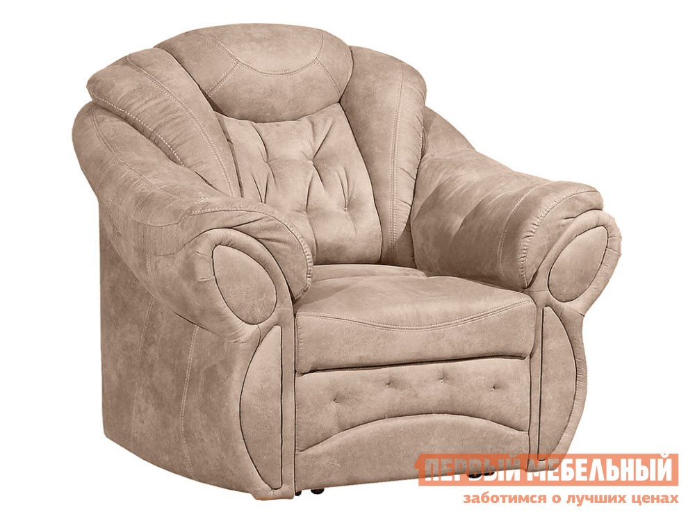 Кресло-кровать  Маркус Бежевый, искусственная замша