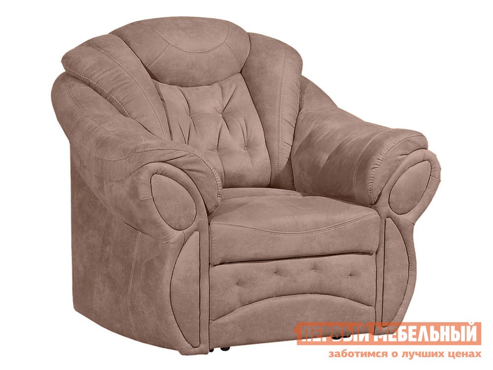 Кресло-кровать  Маркус Латте, искусственная замша