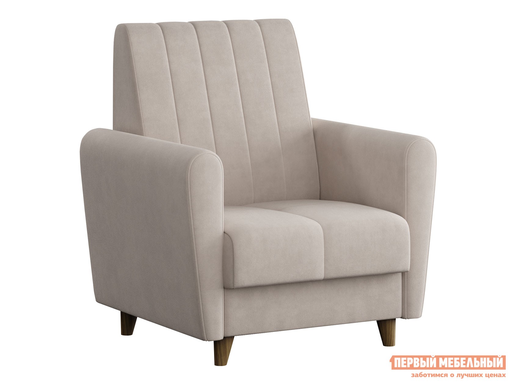 Кресло  Синди Бежевый, велюр