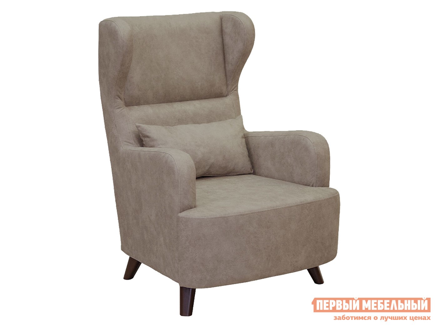 Кресло  Меланж Латте, велюр