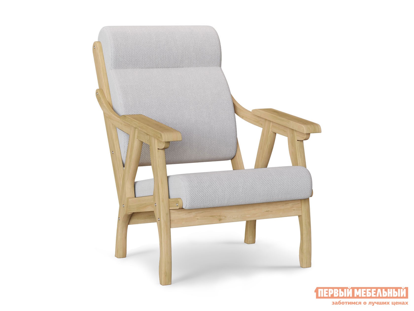 Кресло  Саммер Серый, рогожка, Бук