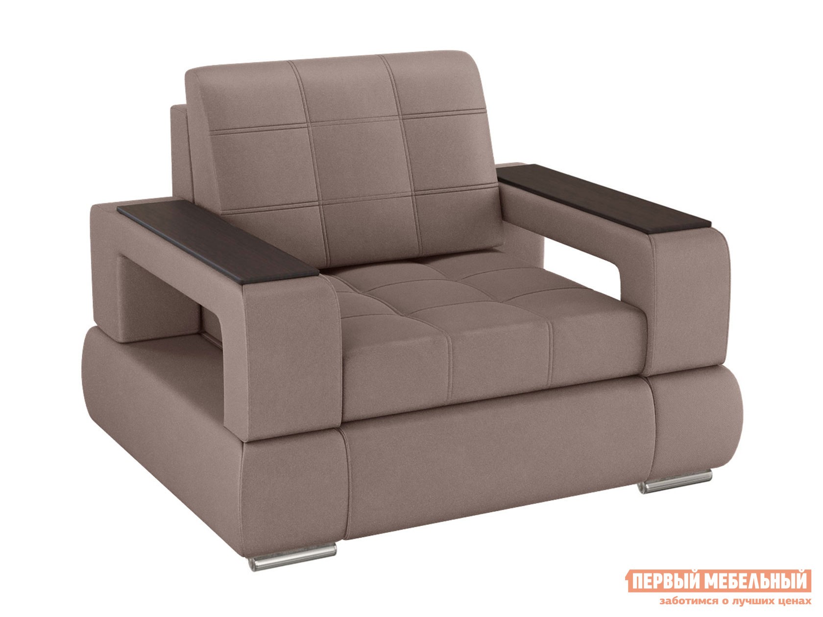 Кресло  Виктория Капучино, велюр