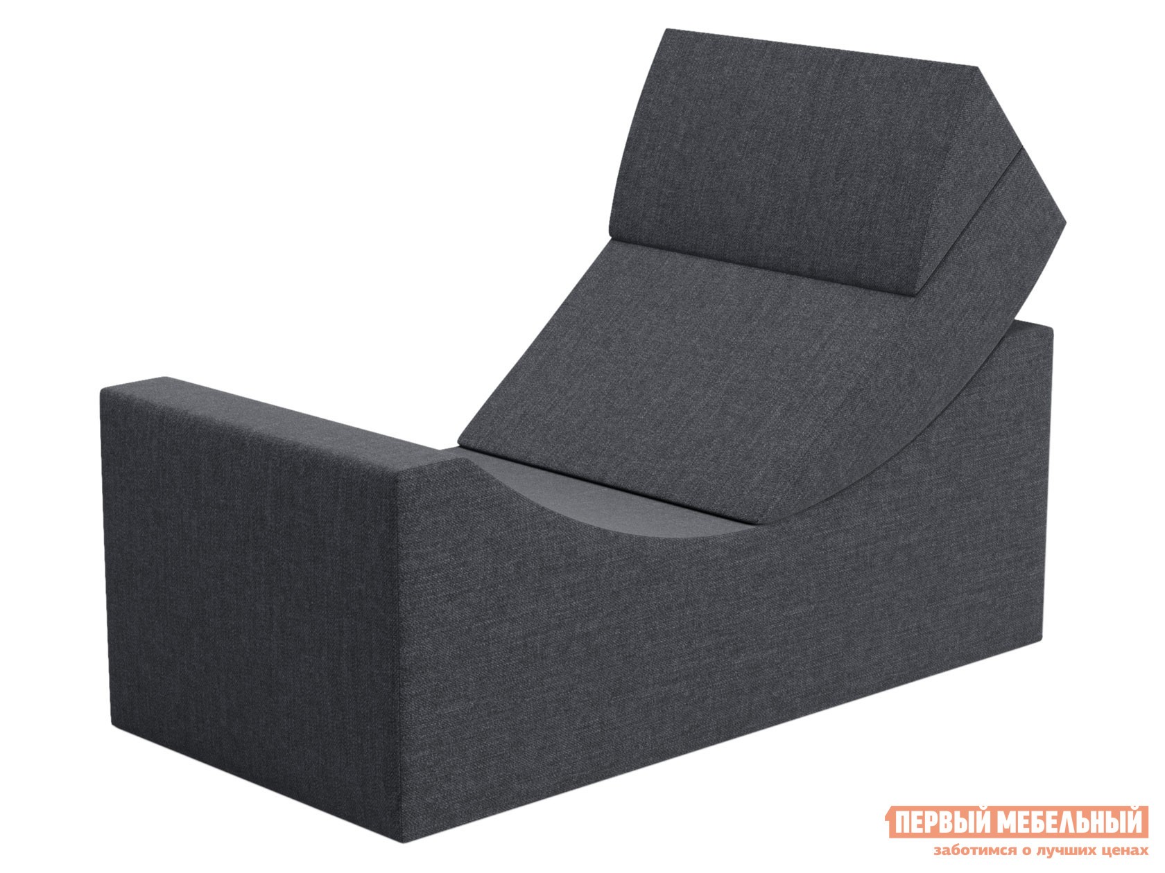 Кресло  Джуно Темно-серый, рогожка