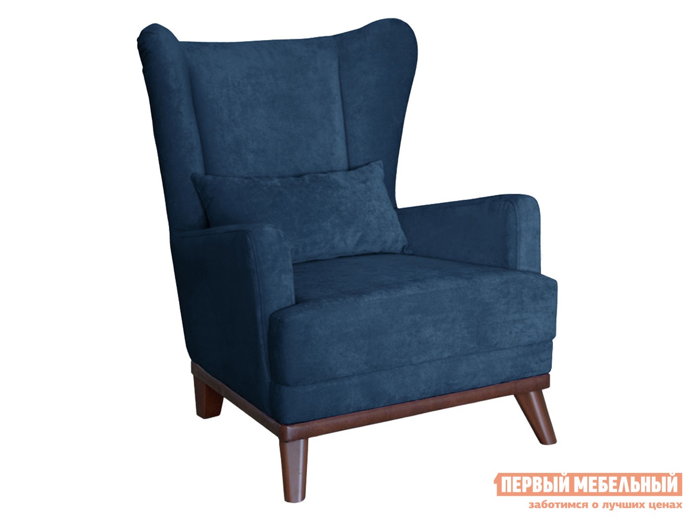 Кресло  Оскар Синий, велюр