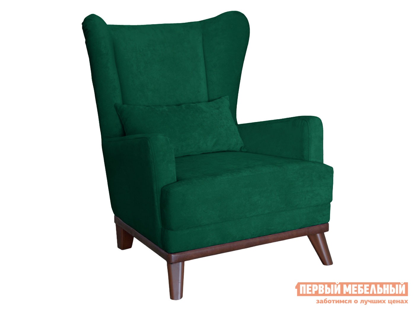 Кресло  Оскар Темно-зеленый, велюр