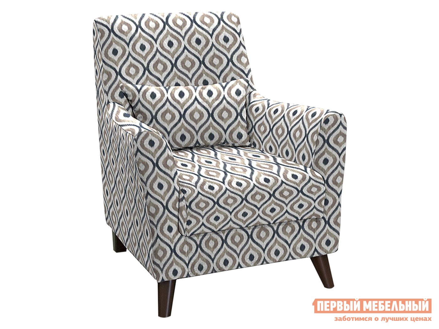 Кресло  Либерти Геометрия, микровелюр