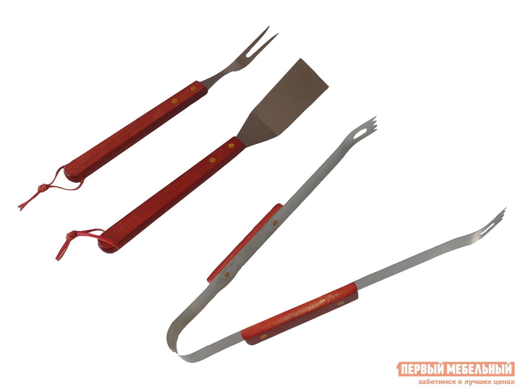 Кухонный инструмент  Шеф Серебристый / Коричневое дерево