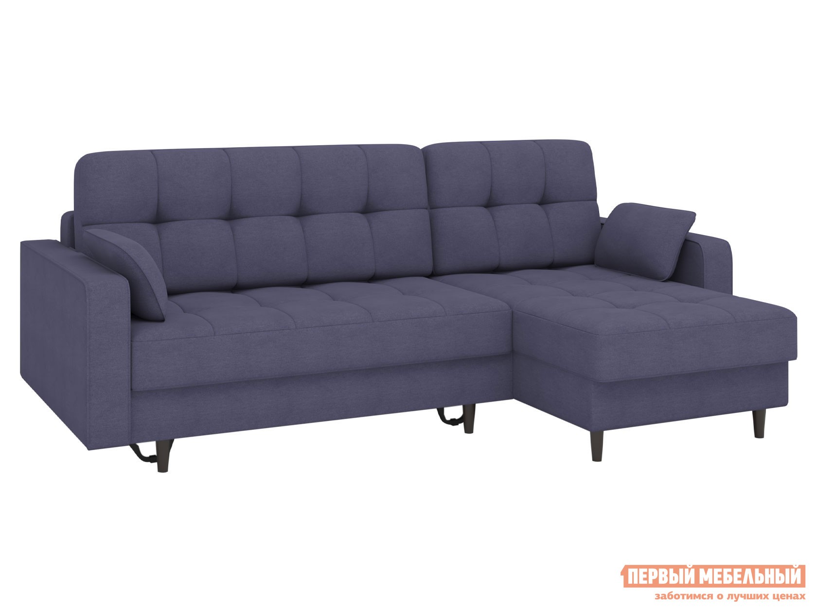 Угловой диван  Санфорд Графит, шенилл