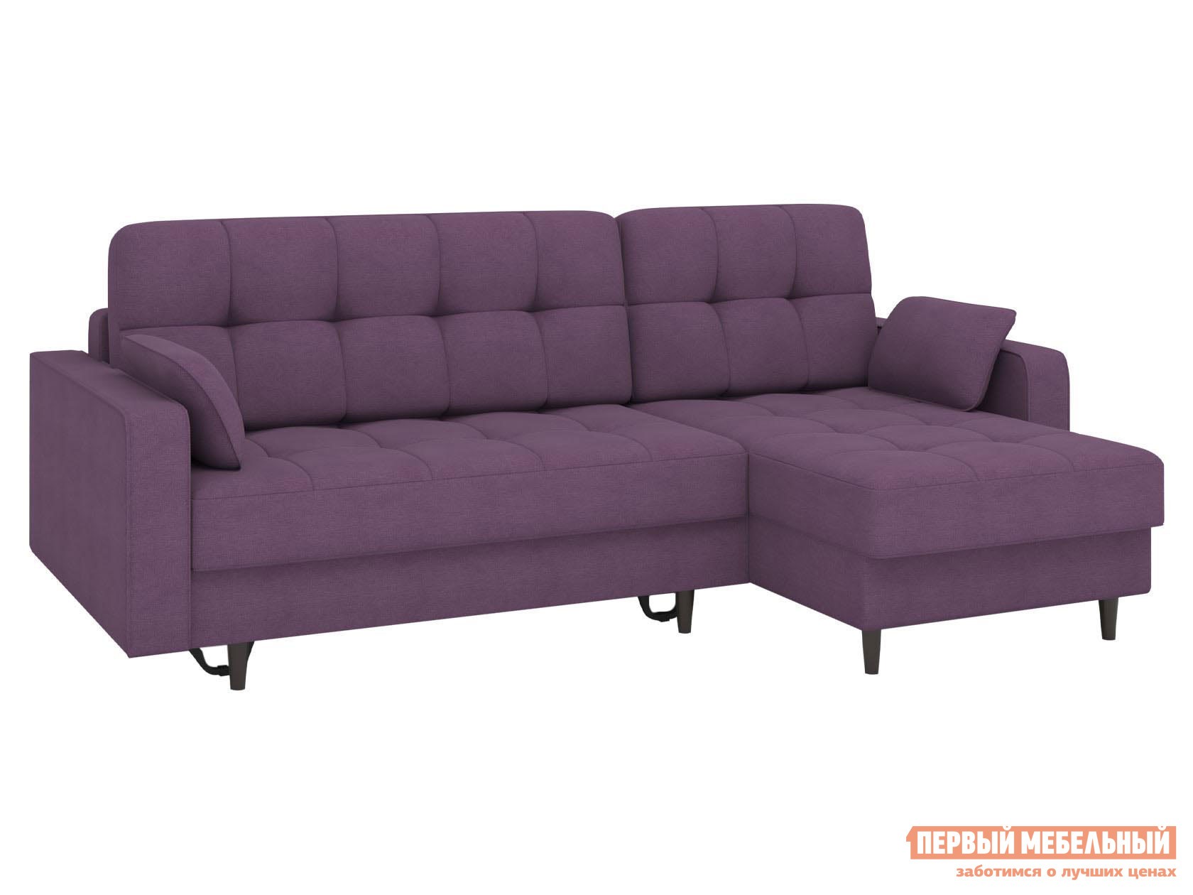 Угловой диван  Санфорд Сливовый, шенилл