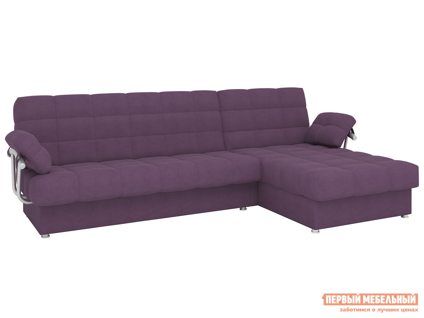 Угловой диван  Мальта Сливовый, шенилл