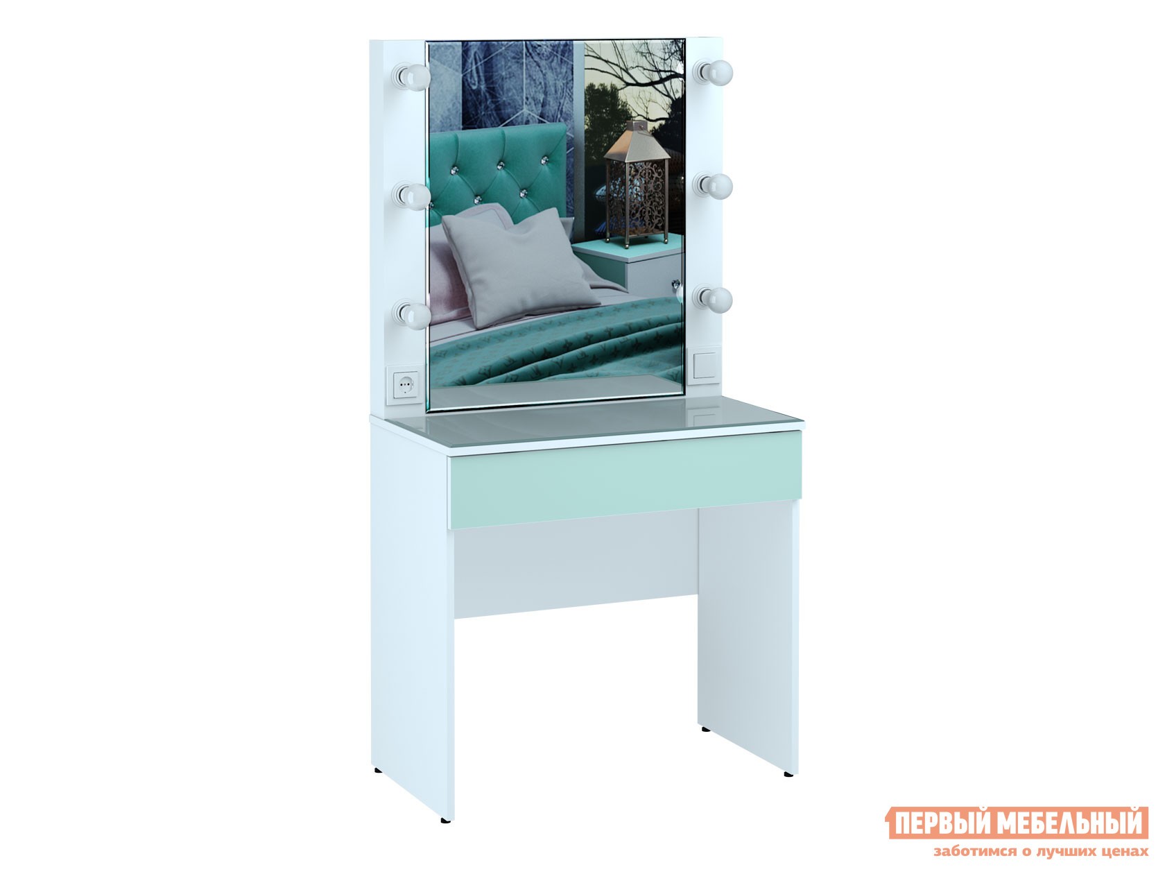 Туалетный столик  Тифани Кенди Белый / Кенди