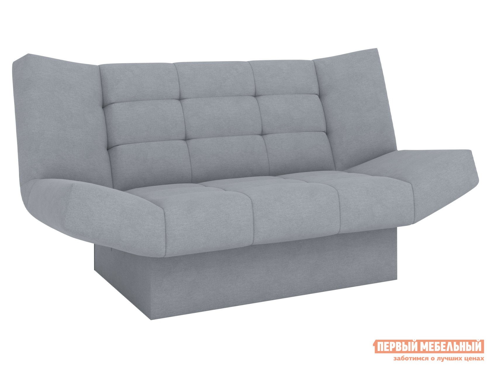 Прямой диван  Барбара Серый, микрошенилл, Независимый пружинный блок