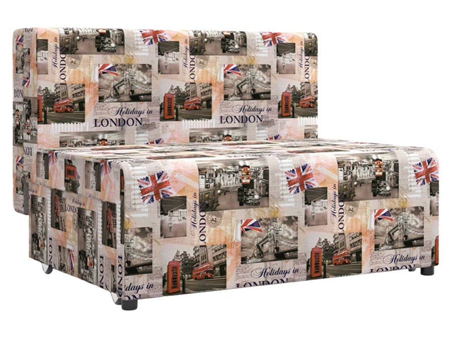 Прямой диван  Умка Лондон, микровелюр