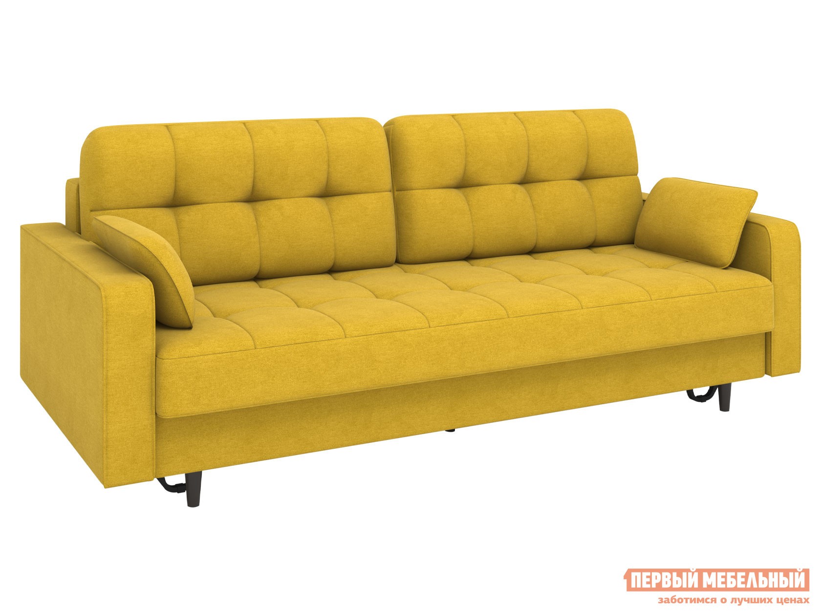 Прямой диван  Санфорд Горчичный, шенилл