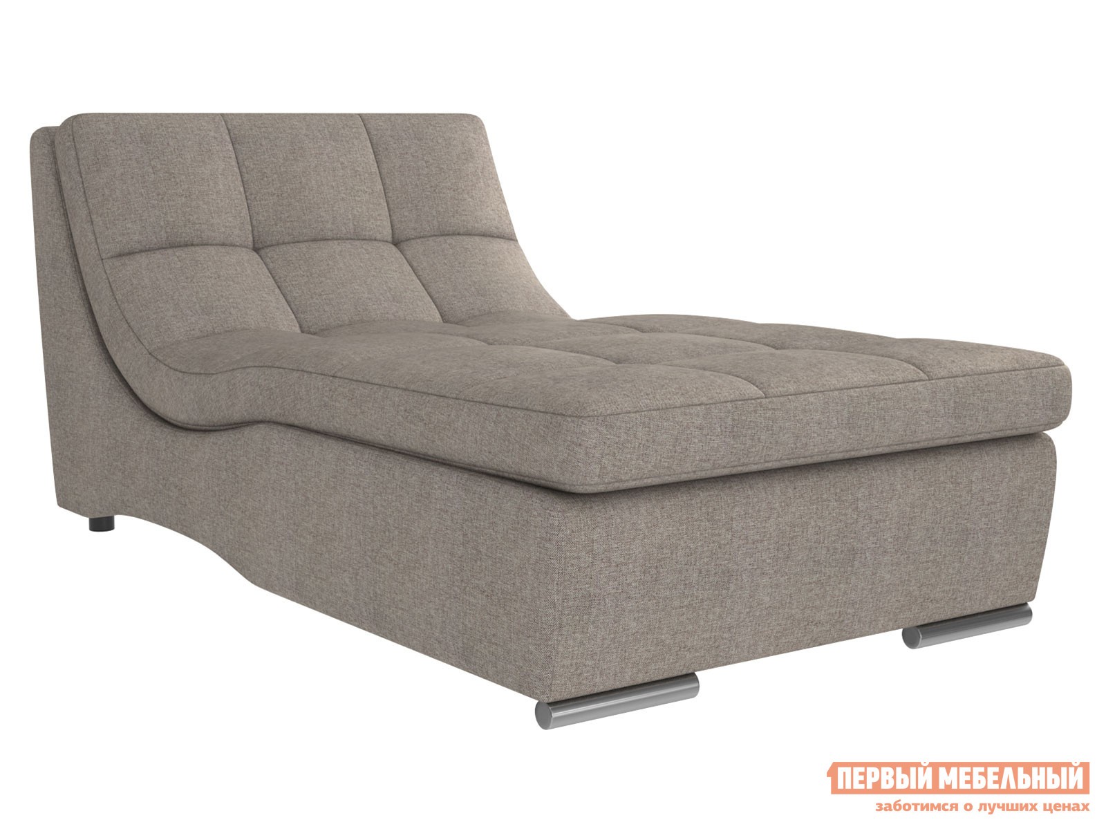 Прямой диван  Сан-Диего Серо-бежевый, рогожка