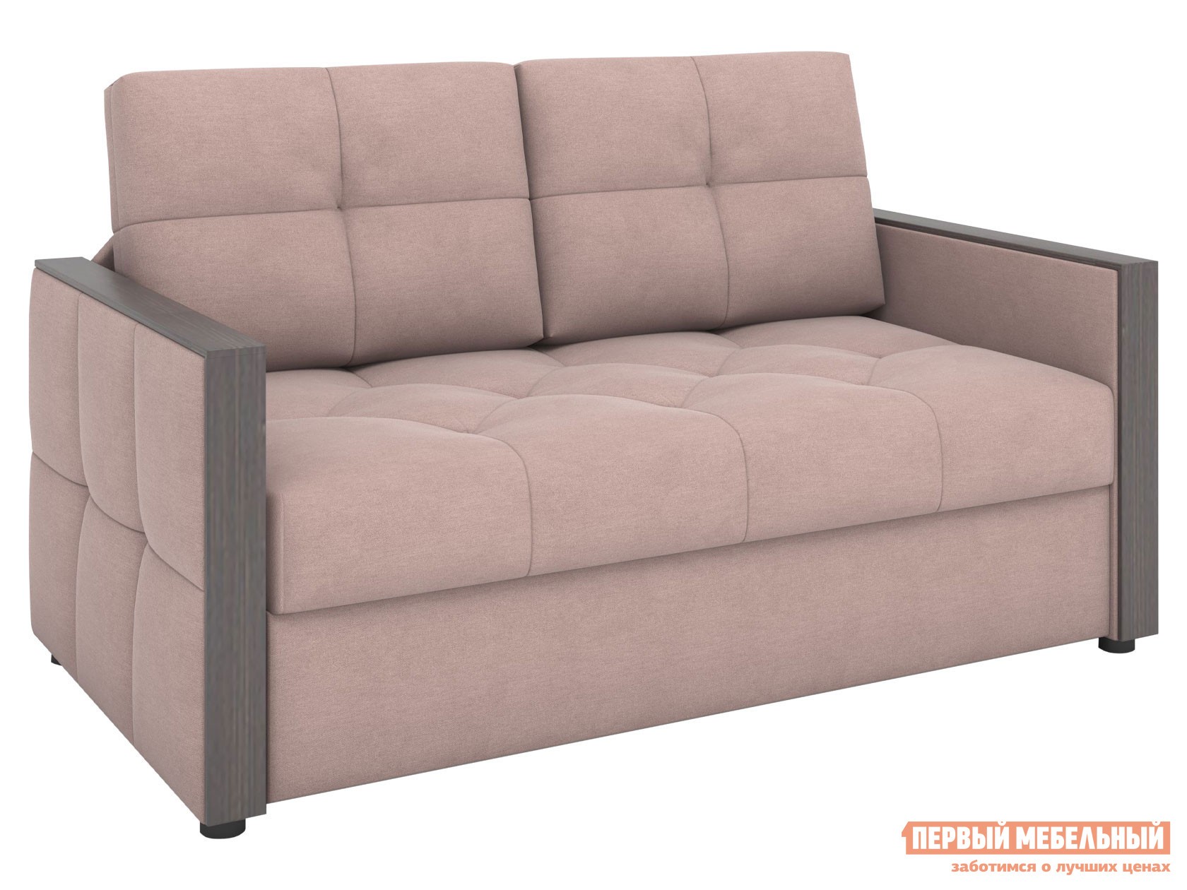 Прямой диван  Бруклин Мини Бежевый, микрошенилл