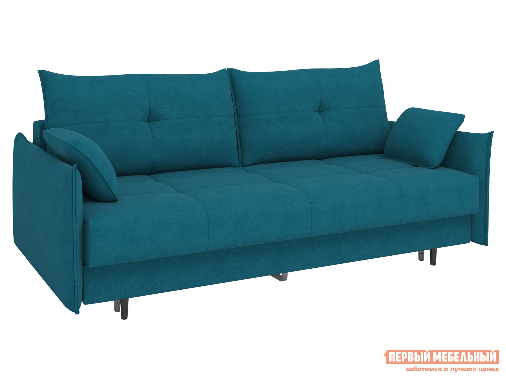 Прямой диван  Авалон Аквамарин, микрошенилл