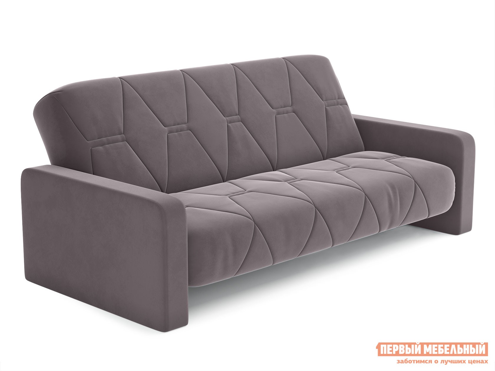 Прямой диван  Гарет Капучино, велюр