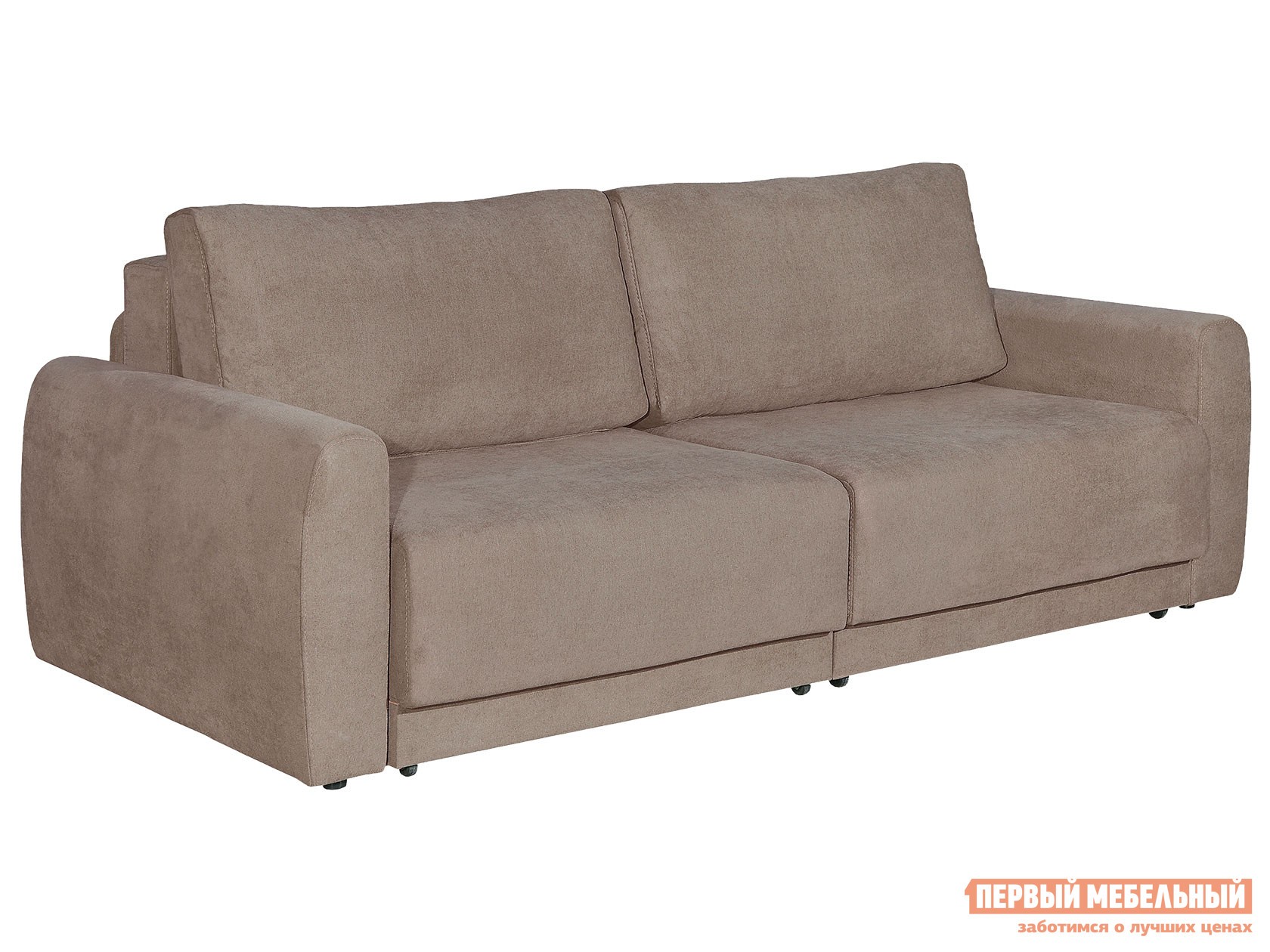 Прямой диван  Пикассо Латте, велюр