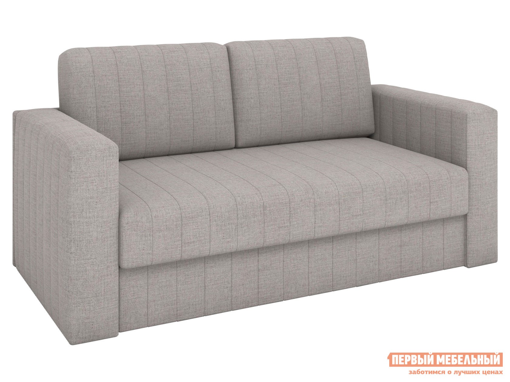 Прямой диван  Элис Серый, велюр