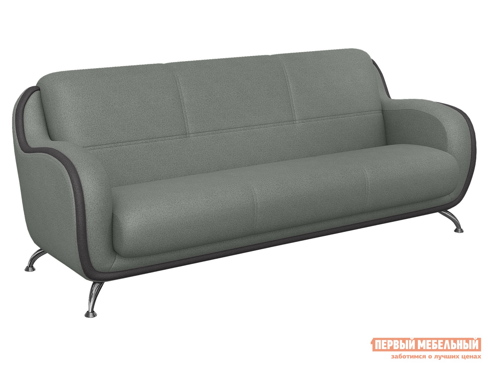 Прямой диван  Рио Серый / Графит, жаккард