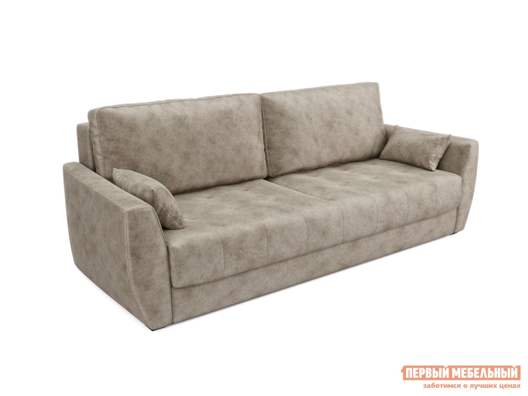 Прямой диван  Тиволи Крем, велюр