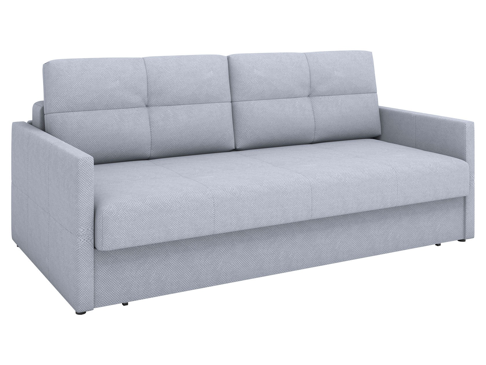 Прямой диван  Ливерпуль Серый, велюр