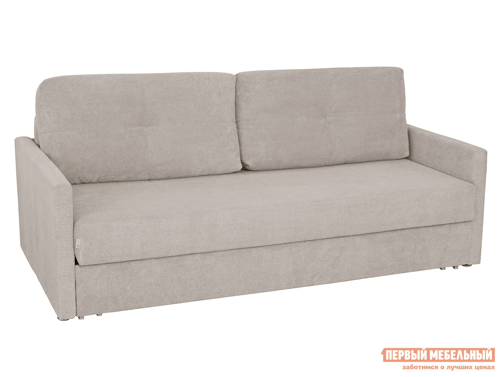 Прямой диван  Ливерпуль Песочный, велюр