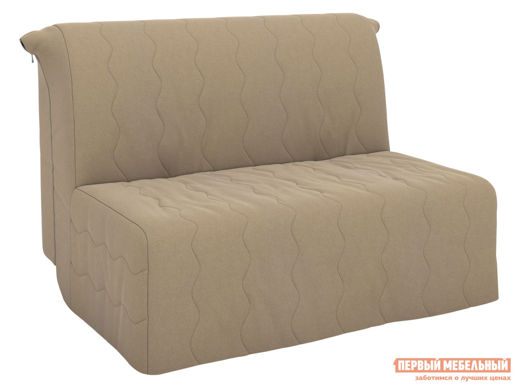 Прямой диван  Бонд Бежевый, рогожка, 125 см