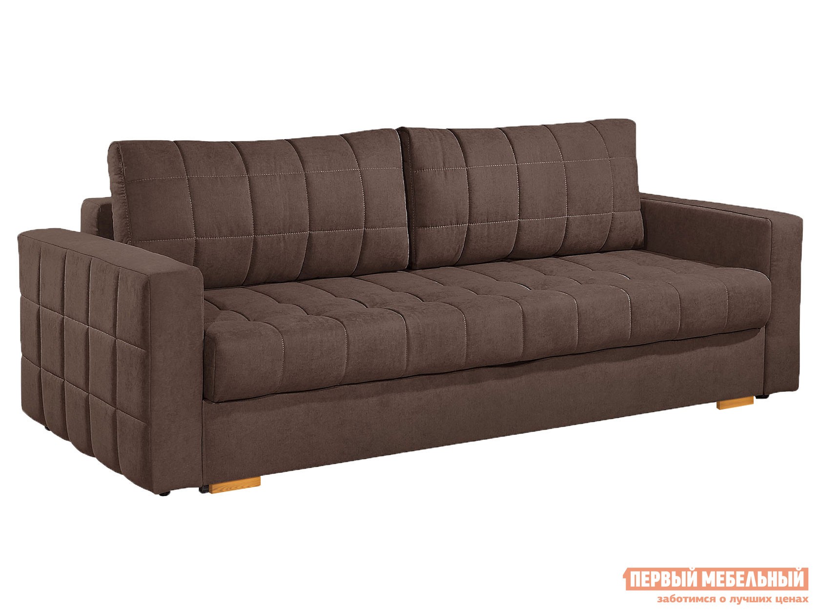 Прямой диван  Ричмонд Корица, велюр