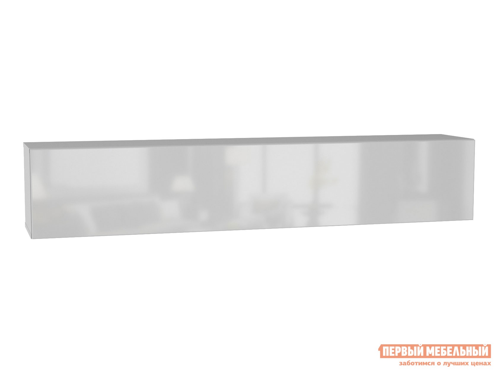 Настенная полка  Поинт Белый / Белый глянец