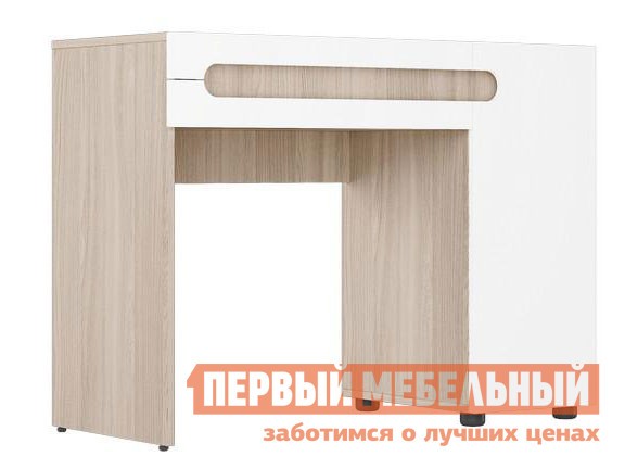 Туалетный столик  Палермо С Ясень Шимо светлый / Белый глянец