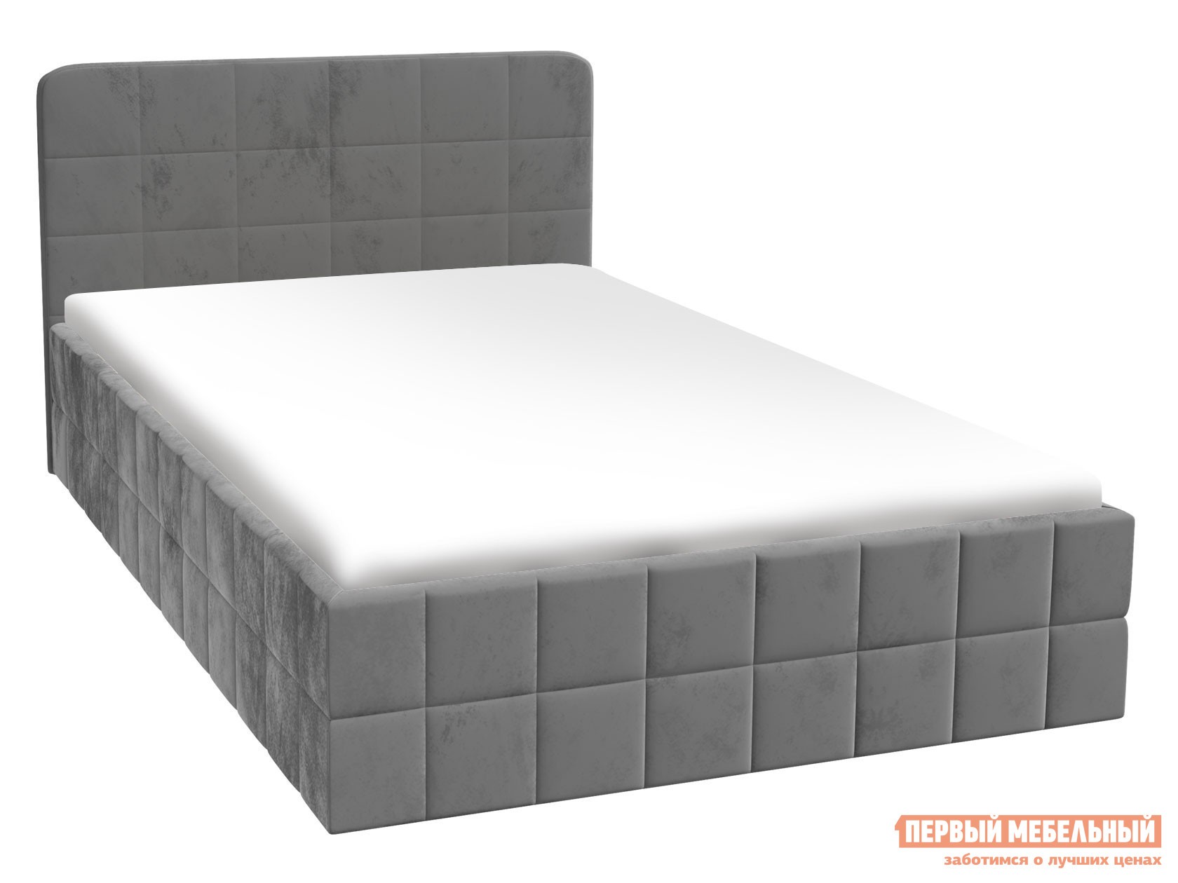 Детская кровать  Сити Графит, велюр