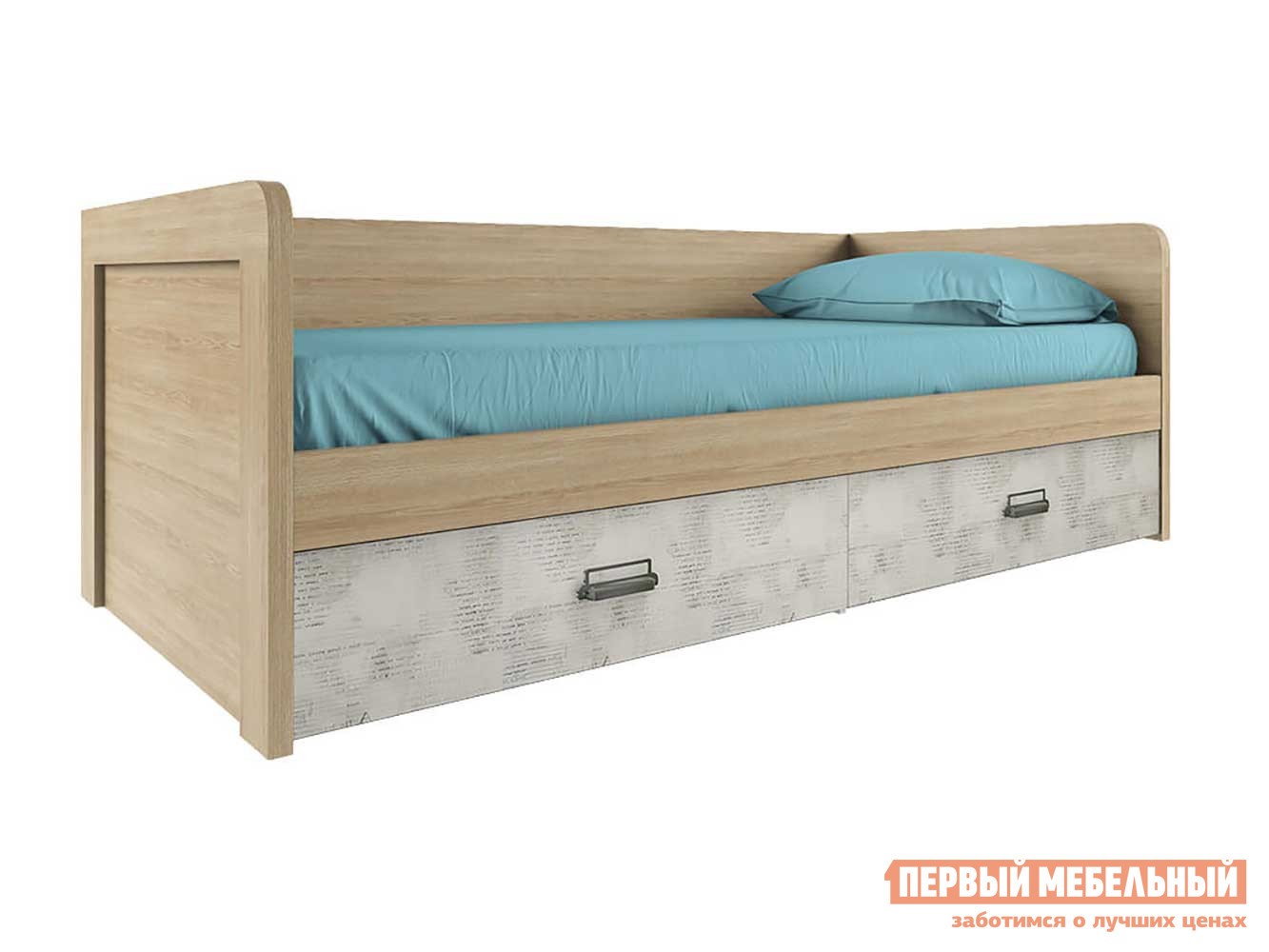 Детская кровать  Дизель Дуб Мадура / Энигма