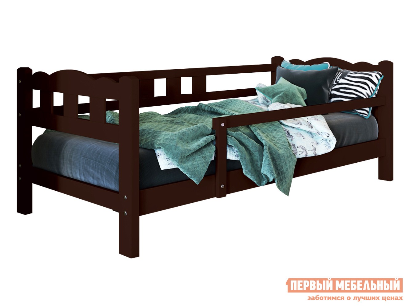 Детская кровать  Лара Орех темный