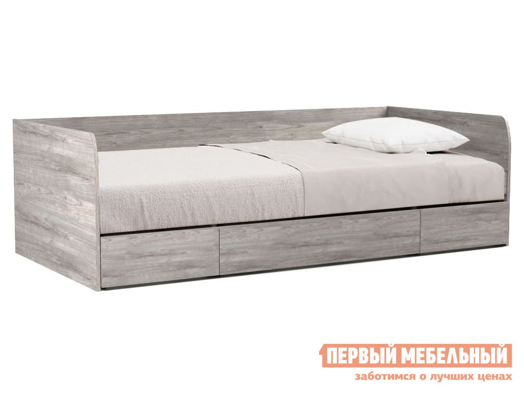 Детская кровать  Денвер Риббек серый