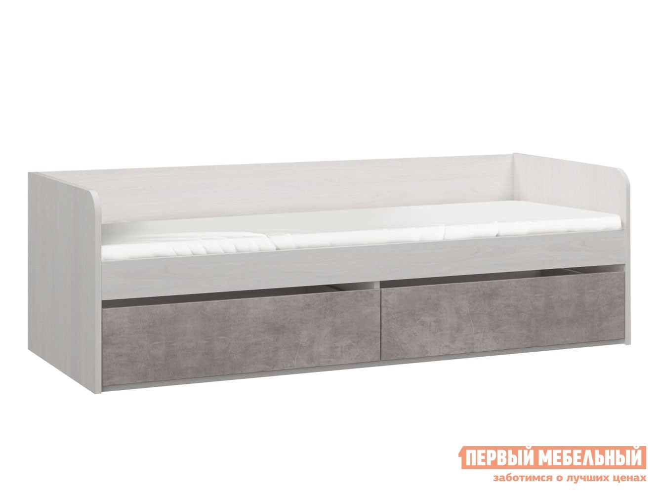 Детская кровать  Селфи Камень / Ясень Анкор, Без мягкой спинки