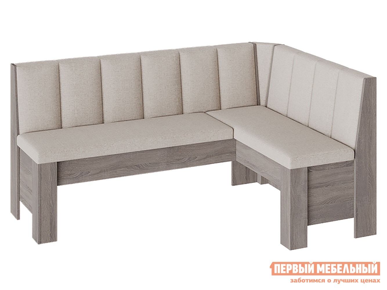 Кухонный уголок  Ганновер Дуб Сонома трюфель / Рогожка Capri Бежевая