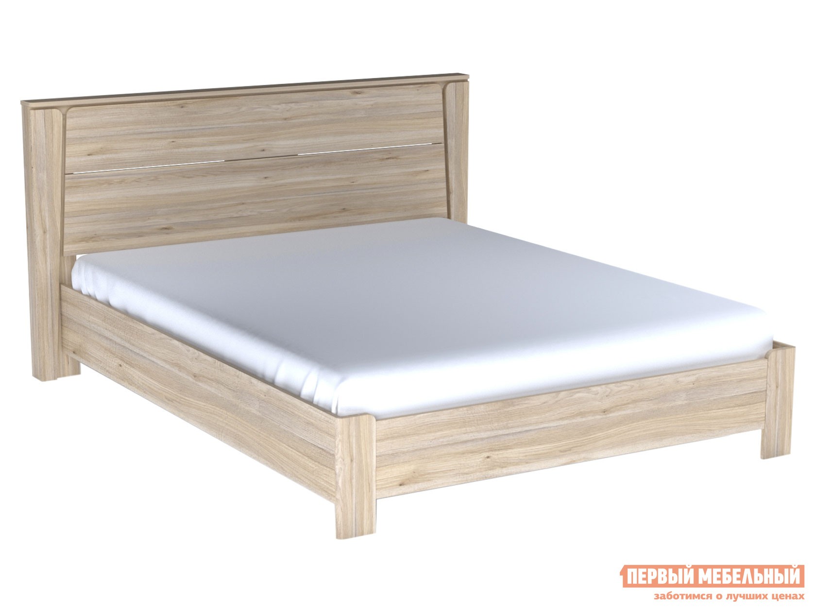 Двуспальная кровать  Юта Дуб Мария, 160х200 см, Без подъемного механизма