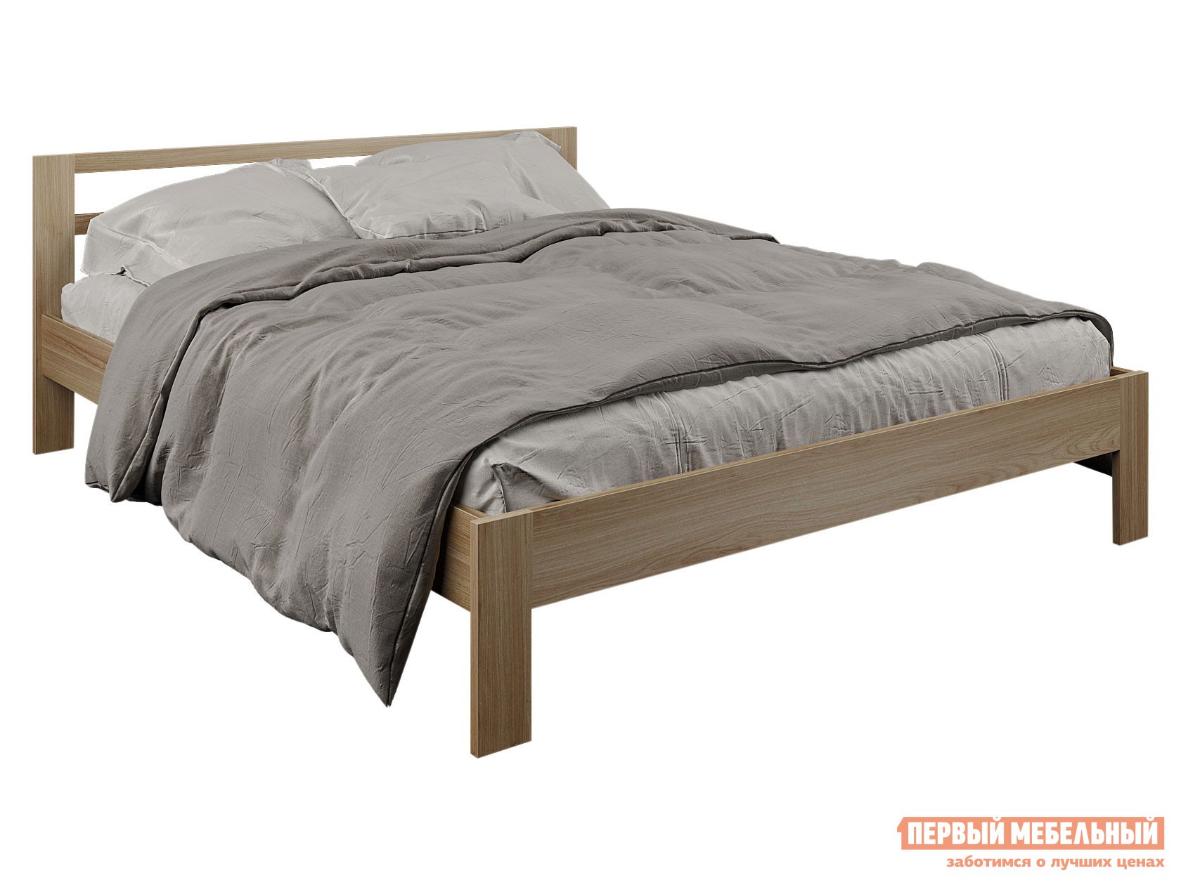 Двуспальная кровать  Марио Массив Сосны Натуральный