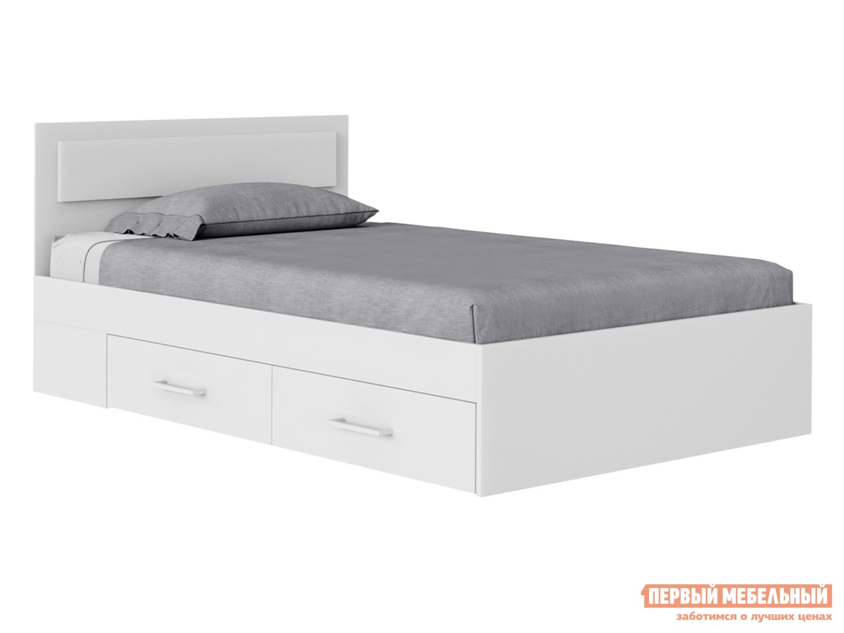 Двуспальная кровать  София Белый, 140х200 см, Настил