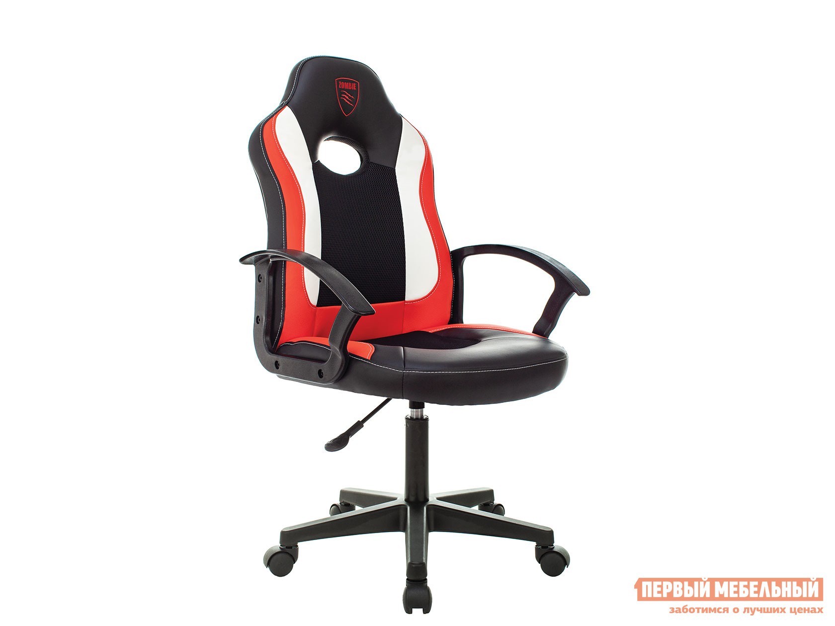 Игровое кресло  ZOMBIE 11LT Черный, экокожа / Красный, экокожа