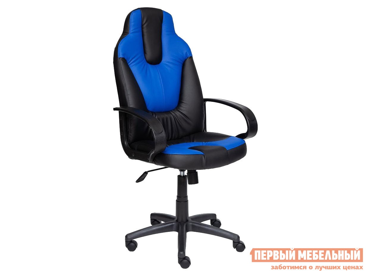 Игровое кресло  NEO (1) Черный, иск. кожа / Синий, иск. кожа