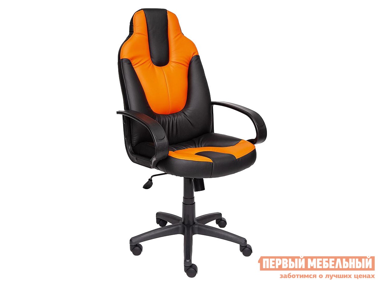 Игровое кресло  NEO (1) Черный, иск.кожа / Оранжевый, иск.кожа