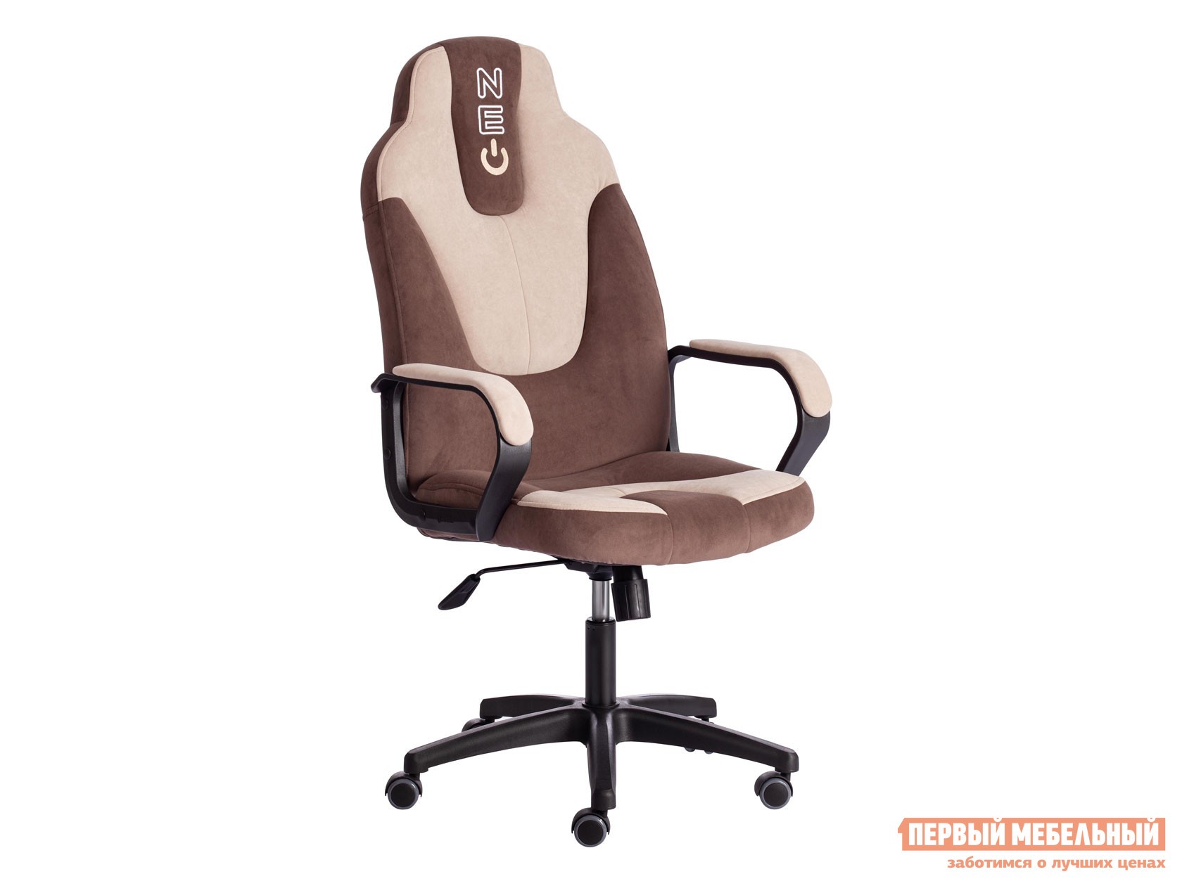 Игровое кресло  NEO 2 (22) Коричневый, флок / Бежевый, флок