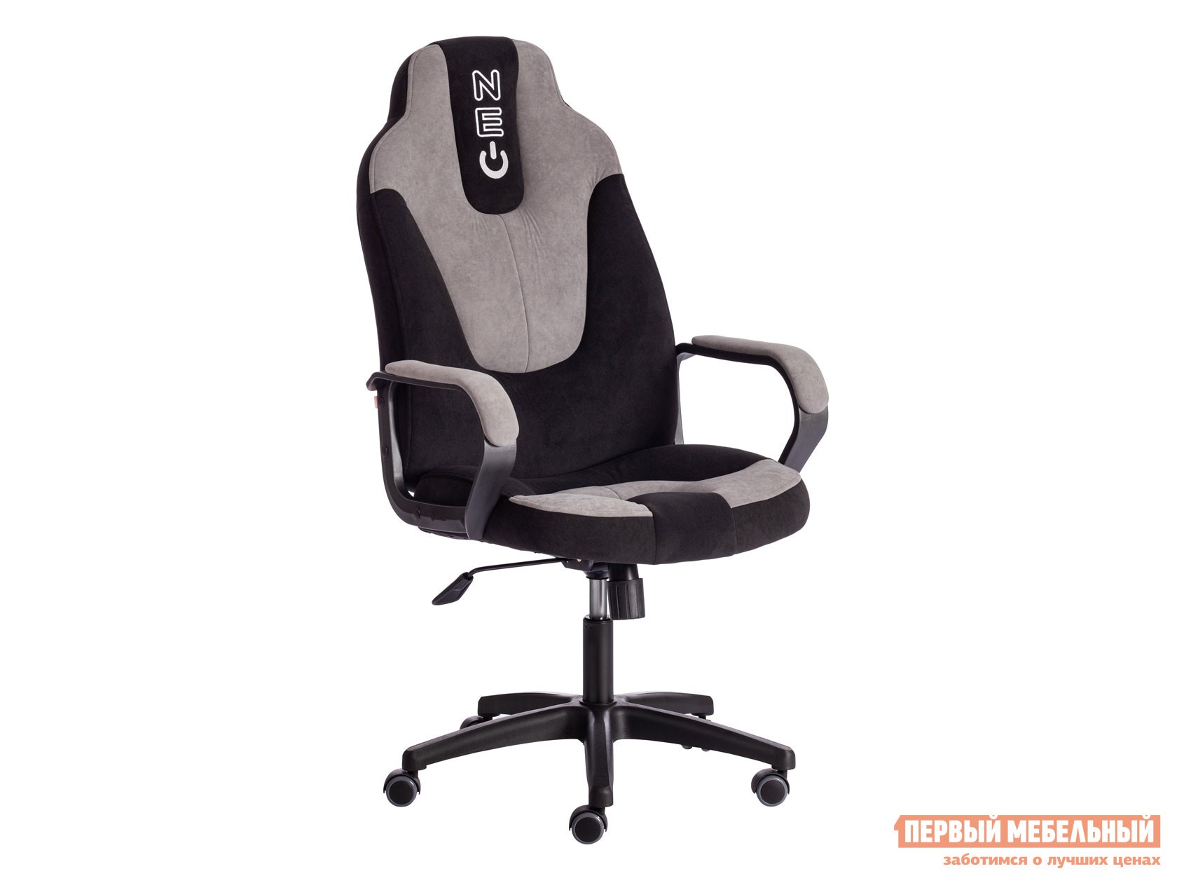 Игровое кресло  NEO 2 (22) Черный, флок / Серый, флок