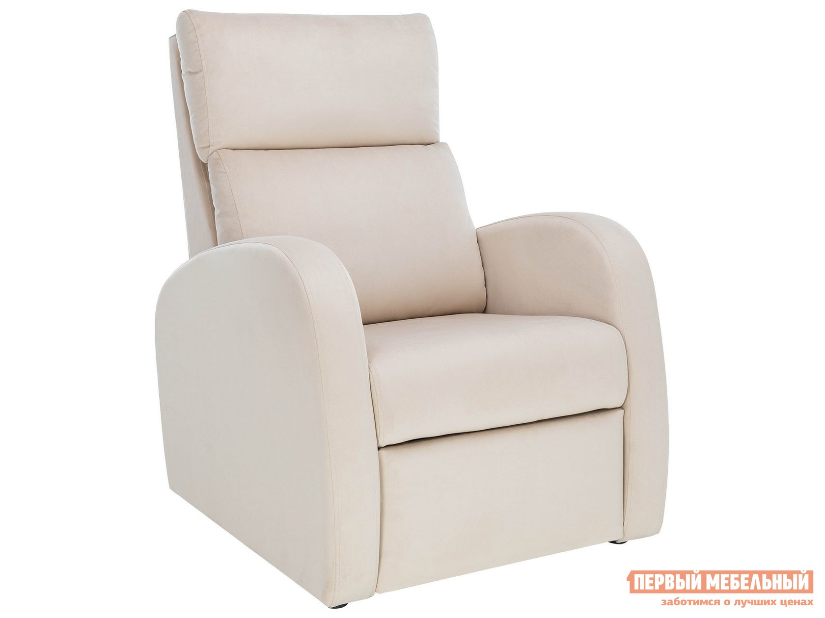 Кресло-качалка  Грэмми Бежевый, велюр