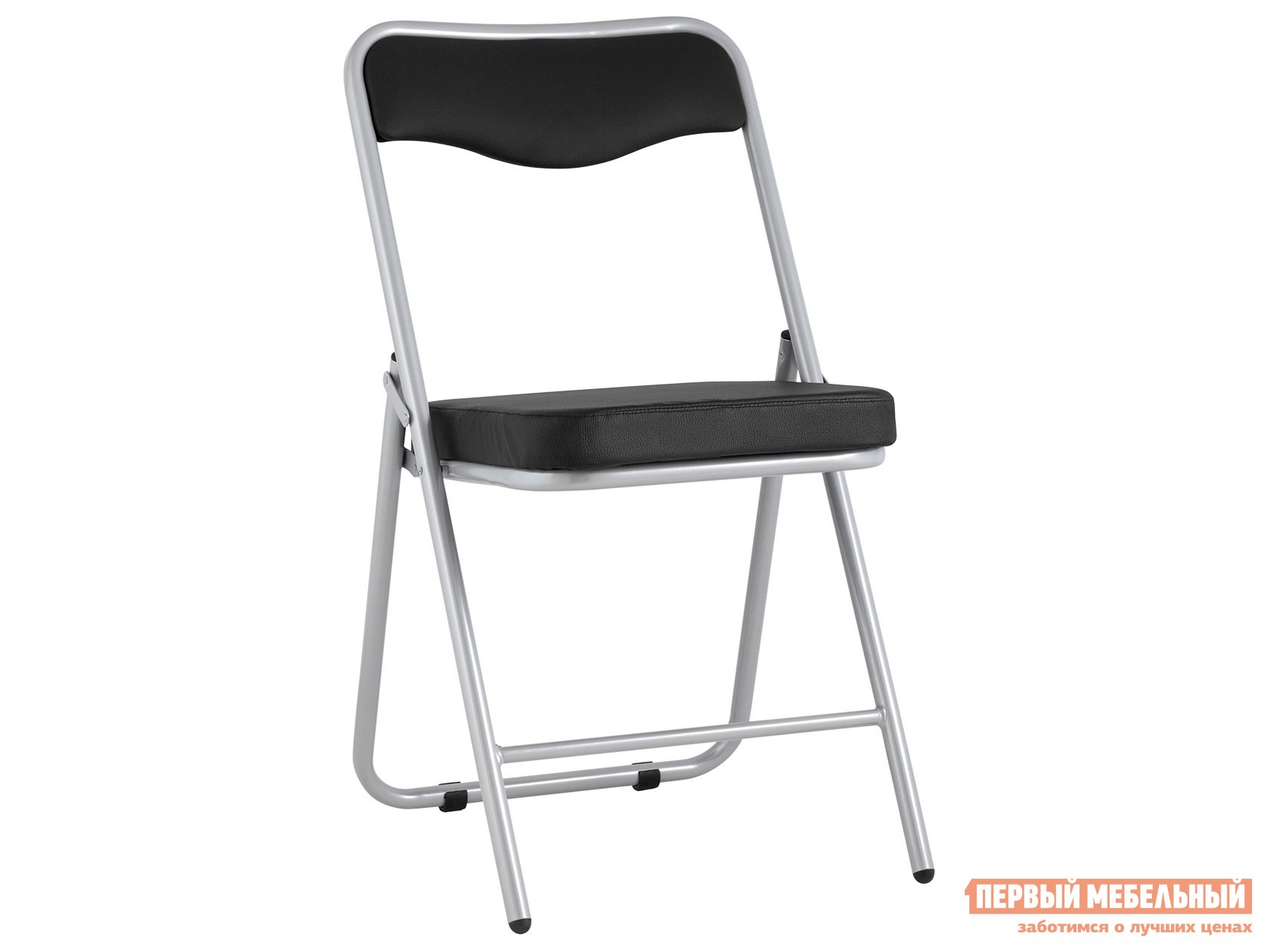 Офисный стул  Джонни Металлик / Черный, экокожа